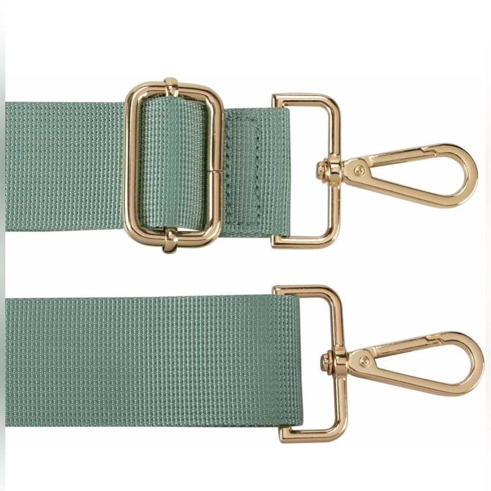 Wide Purse Strap Replacement Crossbody Shoulder Bag Adjustable Green - Picture 4 of 4